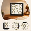 DIY Mini Museum Silhouette Box Wood Memory Display for Wedding Birthday Gift