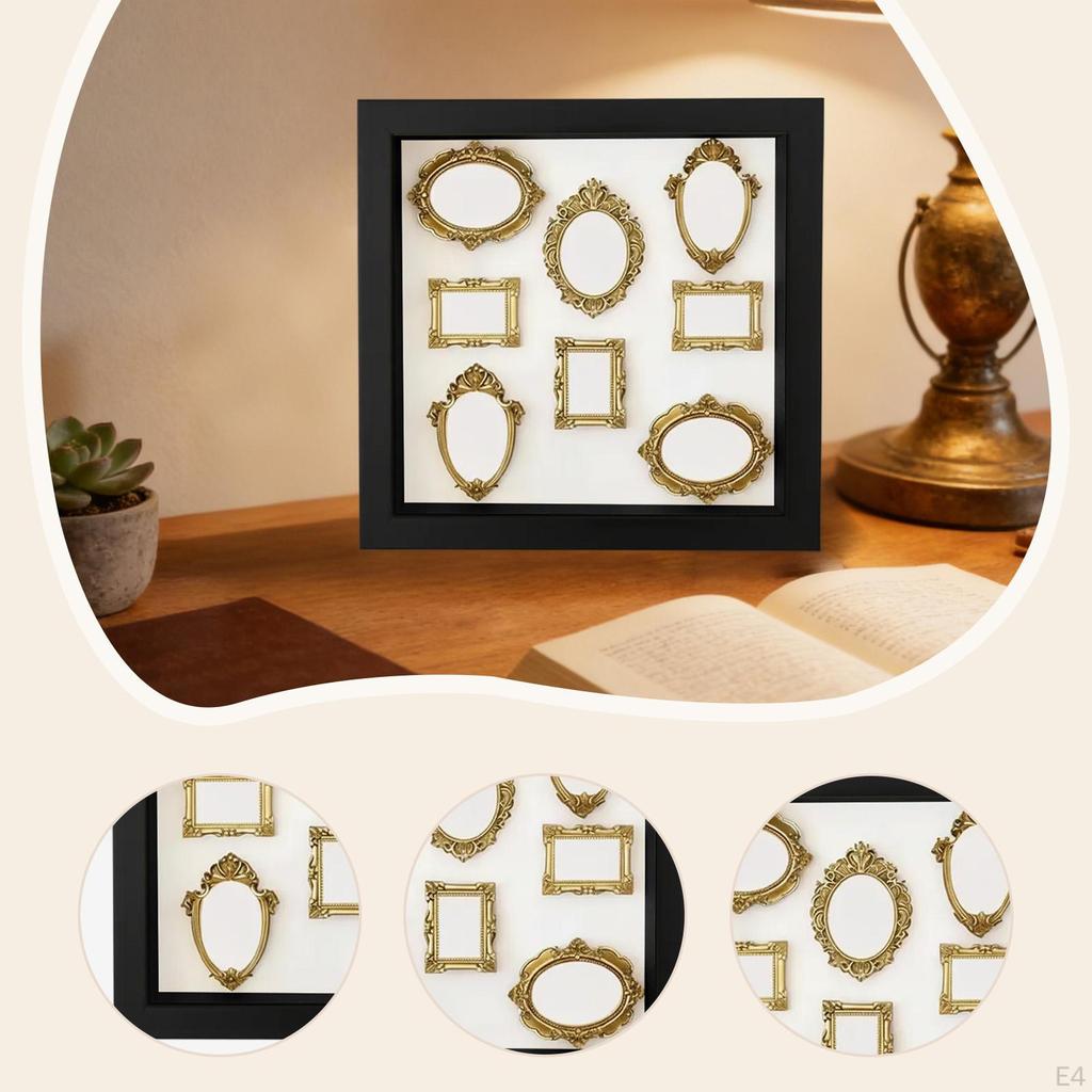 DIY Mini Museum Silhouette Box Wood Memory Display for Wedding Birthday Gift