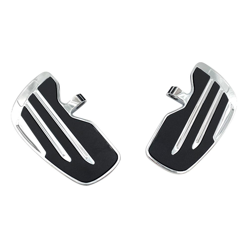 Rider Floorboards Driver Passenger Footboard Front/Rear Foot Rest Pedal Wide Footrest For Indian Scout Sixty Rogue Twenty Bobber