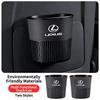 Car Door Trash Can Seatback Cup Holder Tools Storage Box Interior For Lexus UX250h RX450h CT200h RX400h NX300h RX350 RX300 GX