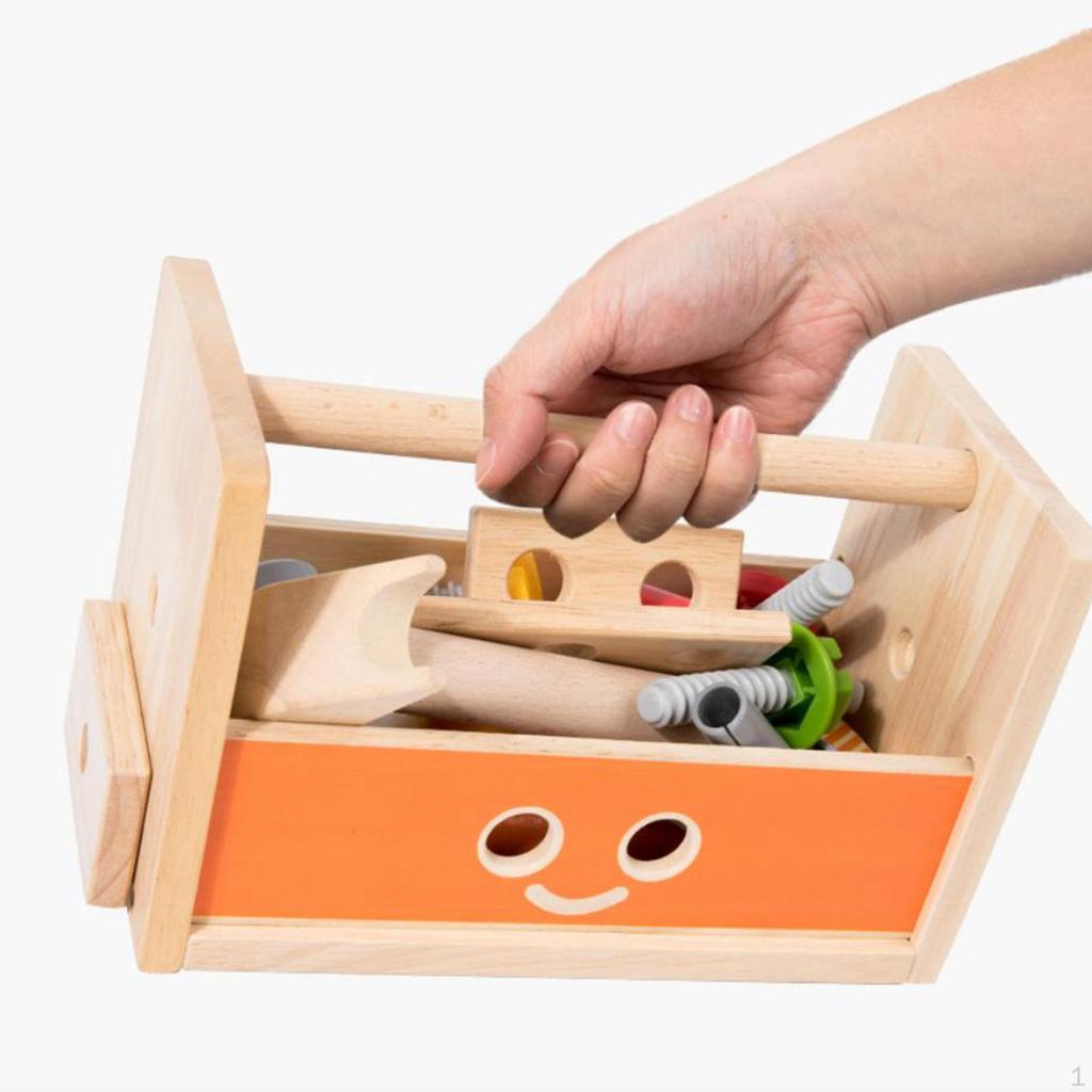 Kids Tool Set Nuts and Bolts Set, Montessori Construction Toys, Tools Box Toys for Children, Girls