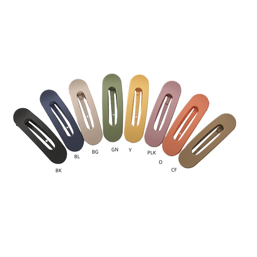 Frosted Color Claw Clip Duckbill Clip for Adult Kids Flat Hair Clip for Thick Thin Hat Nonslip Side Bangs Clip Daily Use