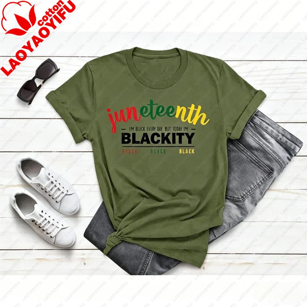 Juneteenth 1865 TShirt Black History Freedom Day Tee Black Lives Matter Shirt Independence Day Black Freedom Unisex Unisex Tops