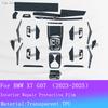 For BMW X7 G07 G67 Full set interior Film Navigation screen Anti-scratch Sticker Gear Panel Transparent Protection Cover Films
