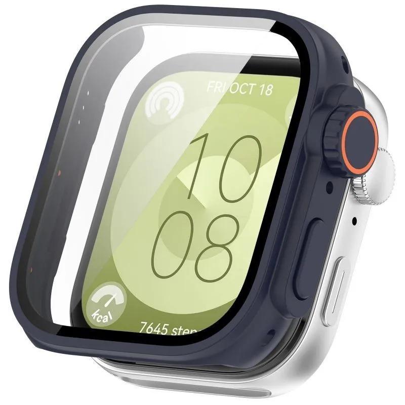 Screen Protector + Tempered Glass Case for Huawei Watch Fit 4 Fit 4 Pro Fit 3 Case Frame As Ultra2 Smart Watch Strap Case