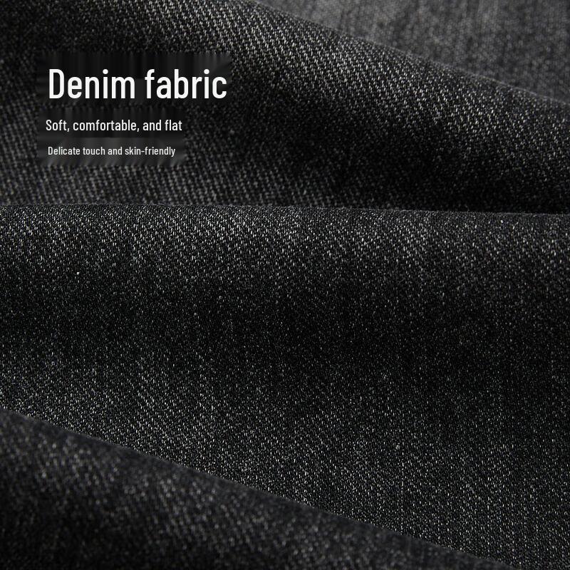 HLA Men's Straight-Leg Embroidered Jeans