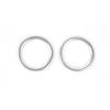 Stainless Steel Dashboard Air Conditioning Outlet Rings Decoration Cover Trim For Mercedes Benz C Class W204 2007-2014 Styling