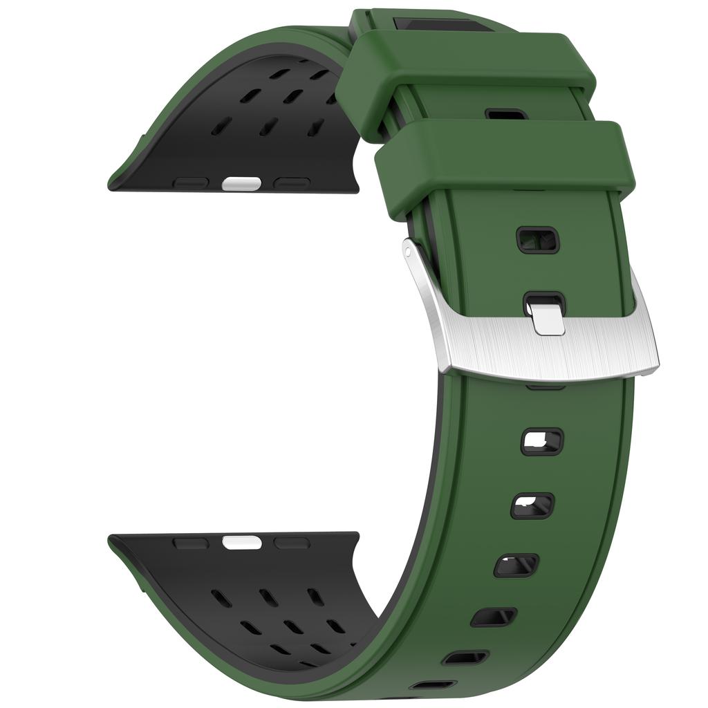 Bands For Apple Watch Strap Ultra 3 2 49mm 46mm 45mm 44mm 42mm Sport Silicone Bracelet Correa IWatch Series 11 10 9 8 7 6 5 SE 3