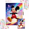 Diamond Painting Mickey Rainbow Magic Handmade Diy Home Decoration Gifts
