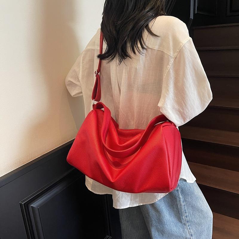 Bag women's new trendy large-capacity student pillow bag high-end simple commuter shoulder messenger bag
