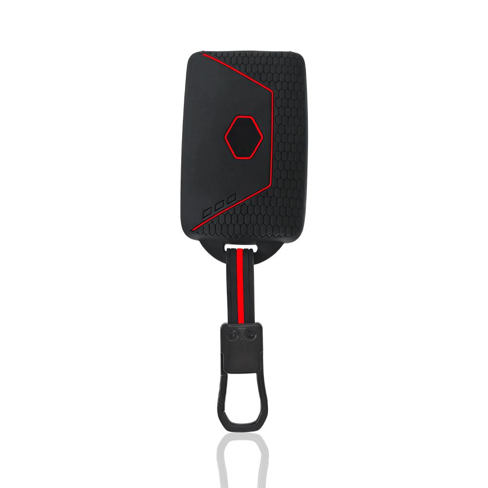 Silicone Car Key Case Cover Shell Keychain For Dacia Logan Sandero Duster Lodgy Spring Jogger For Renault Koleos Captur Kadjar