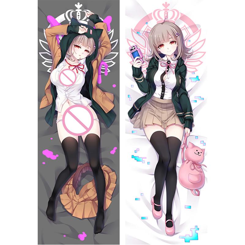 Danganronpa: Trigger Happy Havoc Dakimakura Personalizza Nanami Chiaki Federa Cuscino Cartone Animato Anime Cuscino da Abbraccio per il Corpo Biancheria da Letto Cuscino
