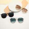 2025 Bestseller Round Frame Sunglasses: Stylish Double Bridge Sun Protection for Outdoor Wear