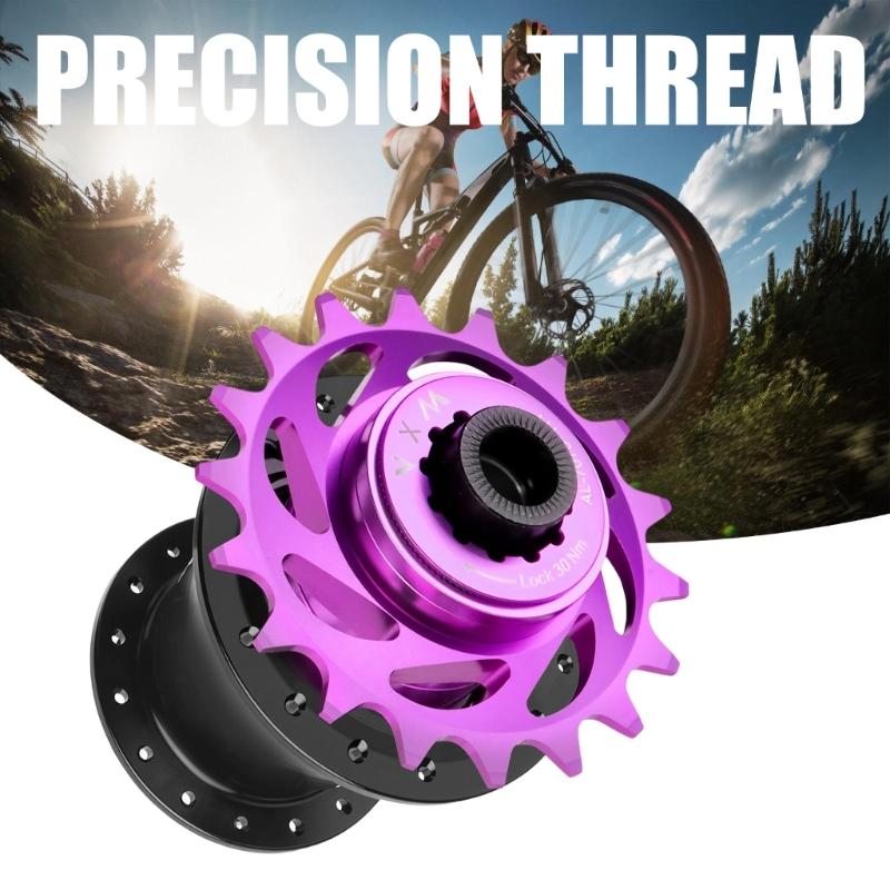 Kits de Conversion Single Vitesse pour Vélos 16T 18T, Cassettes Freewheels Roue en Alliage d'Aluminium pour Vélos Single Vitesse