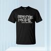 2025 Fantastici T-shirt Uomo Rosa Nero Di Depeche Mode Maglietta Casual Oversize T-shirt A Doppia Faccia Magliette Maschili Grafica