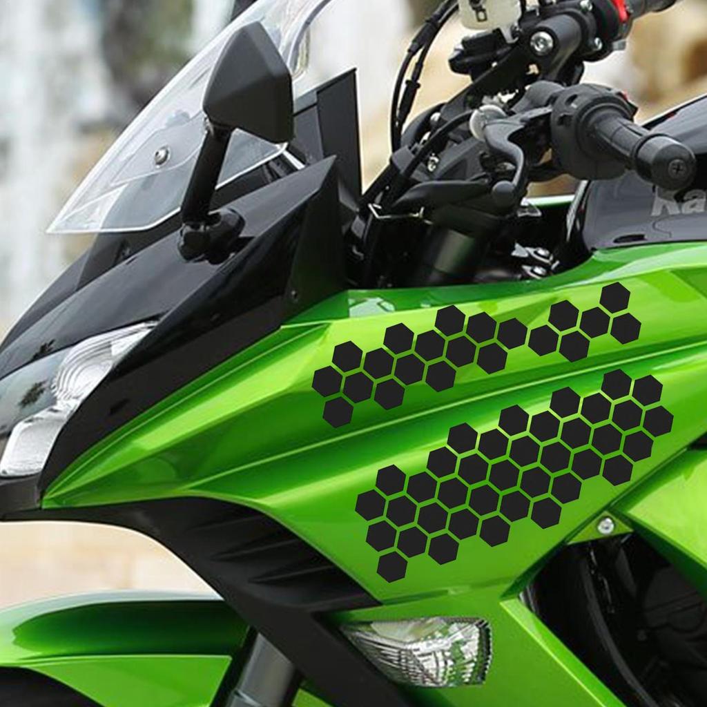 PVC Motorcycle Helmets Invisible Black Reflective Stickers Simple & Effective Reflective Tape Reflective Film For Helmets Bikes