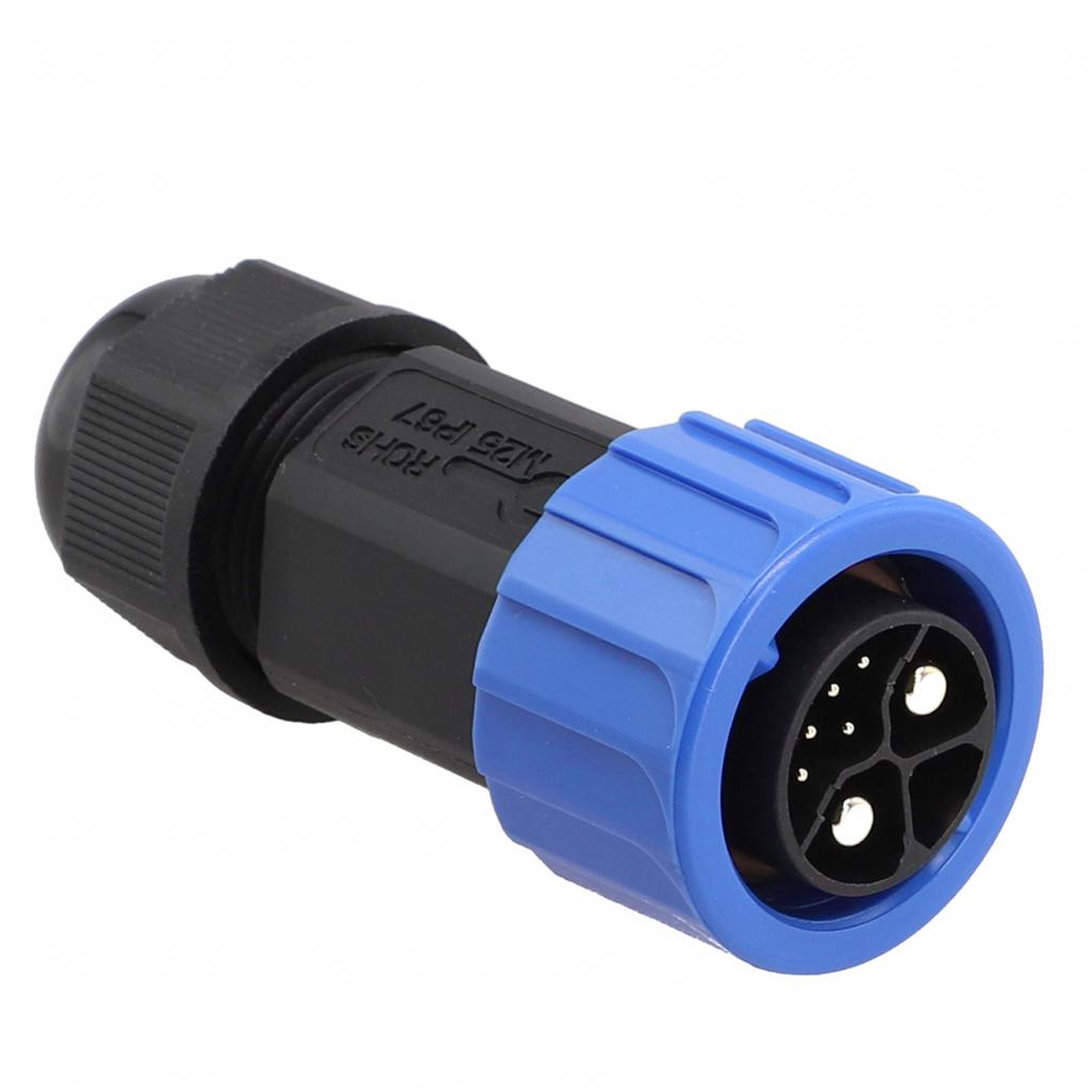 IP67 Rated M23 Male Female Battery Connector for Motorcycle Charger Socket