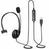 Over Ear Design Overhead Headset Noise Cancelling Unilateral Call Earphones Walkie Talkie Headset