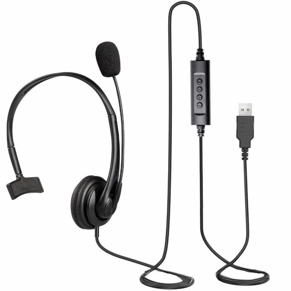 Over Ear Design Overhead Headset Noise Cancelling Unilateral Call Earphones Walkie Talkie Headset
