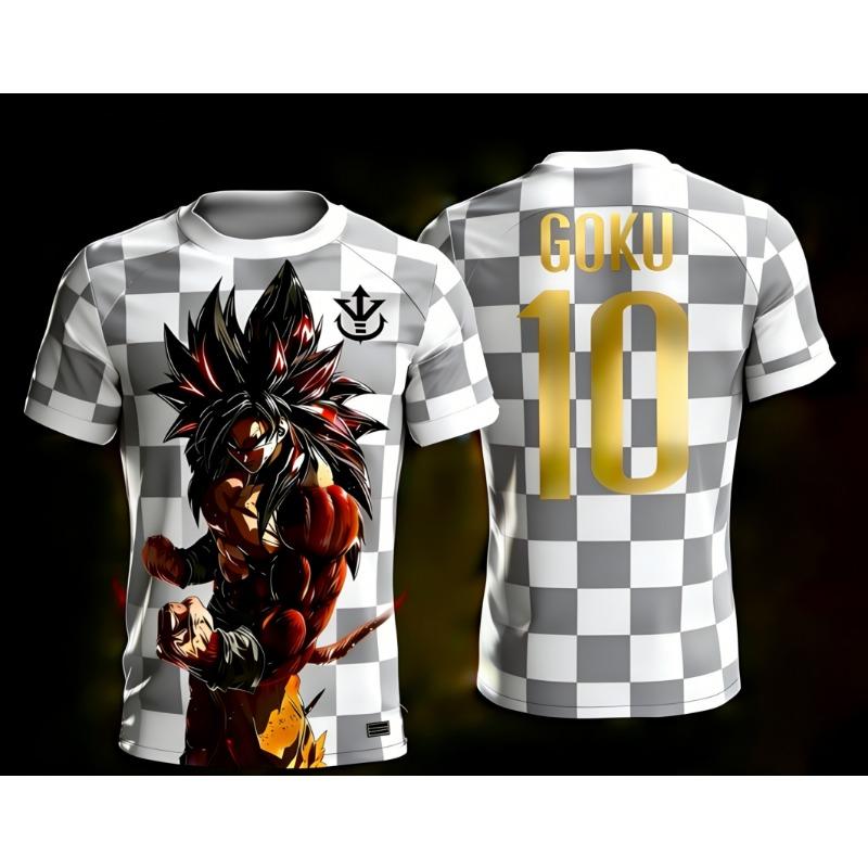 Fashion 2026 Dragon Ball Official 3D Print Goku 10# Football Jersey