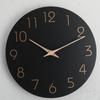 Non Ticking Wall Clock Minimalist Style Digital Clock Creative Silent Clock  Office Use