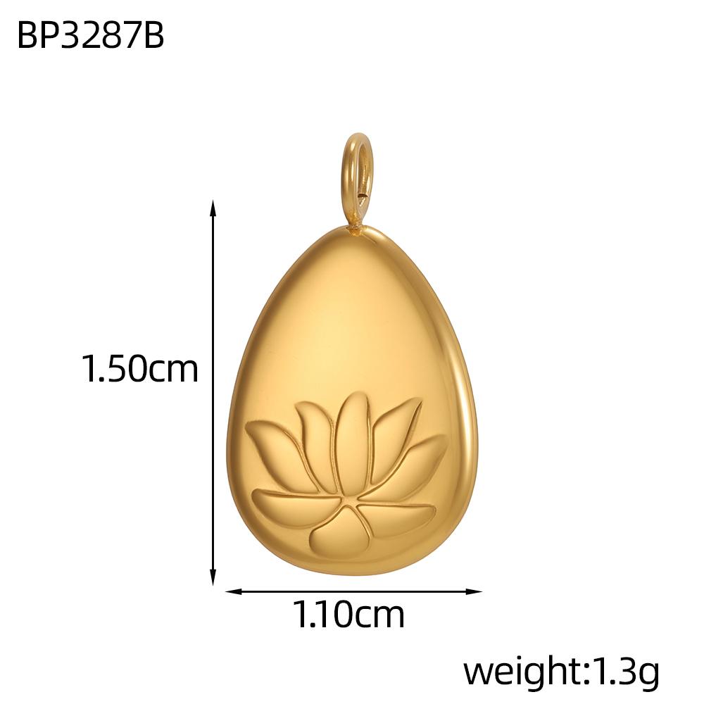 CARLIDANA Fruit Gold Plated Pineapple Avocado Strawberry Grape Pendant Stainless Steel Charms Accessories DIY Jewelry for Women