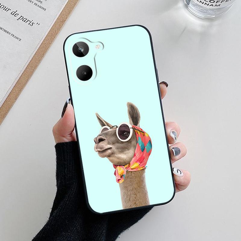 Für Realme 10 4G Hülle Lieblicher Panda Blume Weiche Silikon Handyhülle Für Realme 10 Pro+ Plus Funda Coque Realme10 Pro Plus Capa