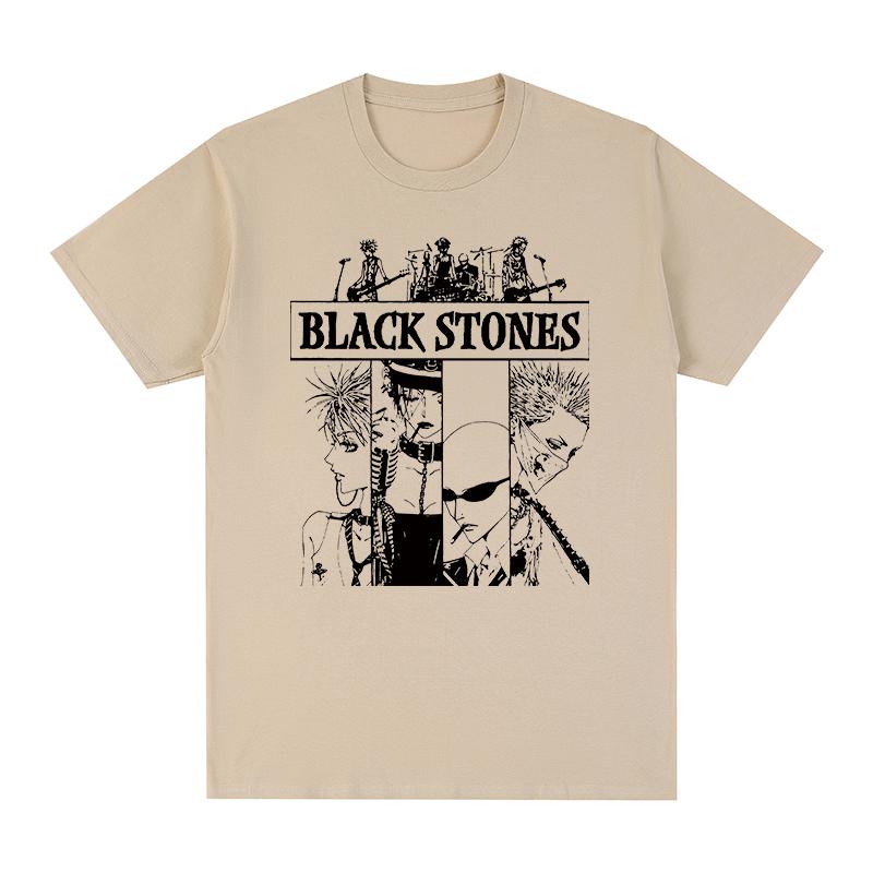 Black Stones Vintage tshirt NANA Osaki Japanese Anime Cotton Men T shirt New TEE TSHIRT Womens tops