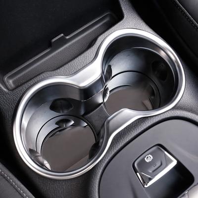 Coperchio portabicchieri anteriore per Jeep Cherokee KL 2014- Cromato opaco