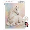 Majestic Horse Pearl Kit 5D DIY Round Rhinestone Art for Adults Relaxing Handmade Wall Decor Holiday Gift Frameless