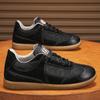 Large size pigskin retro German training shoes breathable casual leather shoes