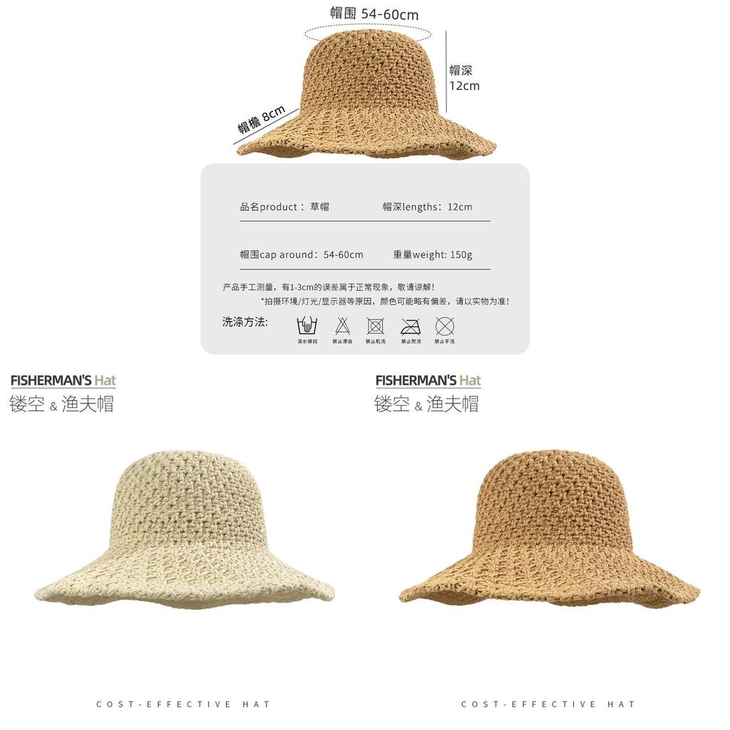 Womens Summer Wide Brim Hat With Adjustable Fit For Sun Protection And Casual Outings
