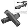 Bicycle Grips Ergonomic NonSlip Locking Comfortable Professional Mountain Bike Handlebars(Dark Grey )