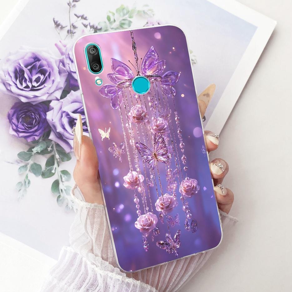 For Huawei Y7 Prime 2019 Case DUB-LX3 Cute Lion Fashion Painted Cover Soft Slim Phone Case For Huawei Y7 Pro 2019 Y 7 2019 Shell