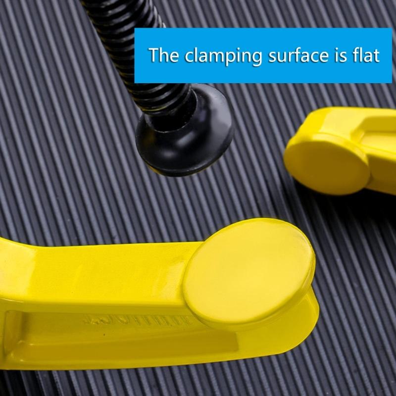 Professional Grade Woodworking G Clamps Offers Strong Clamping Force Ideal for Furniture Making and Model Assembly