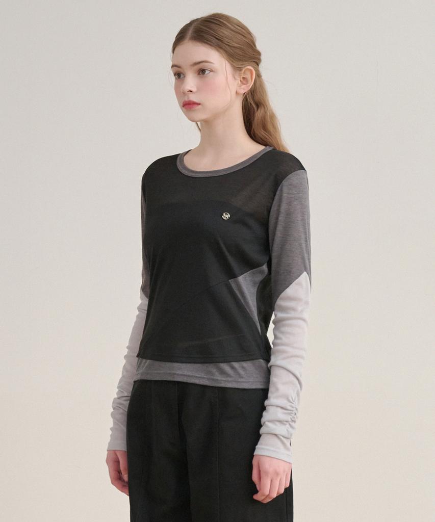 MICANE Wimsey See-Through Layered Tee