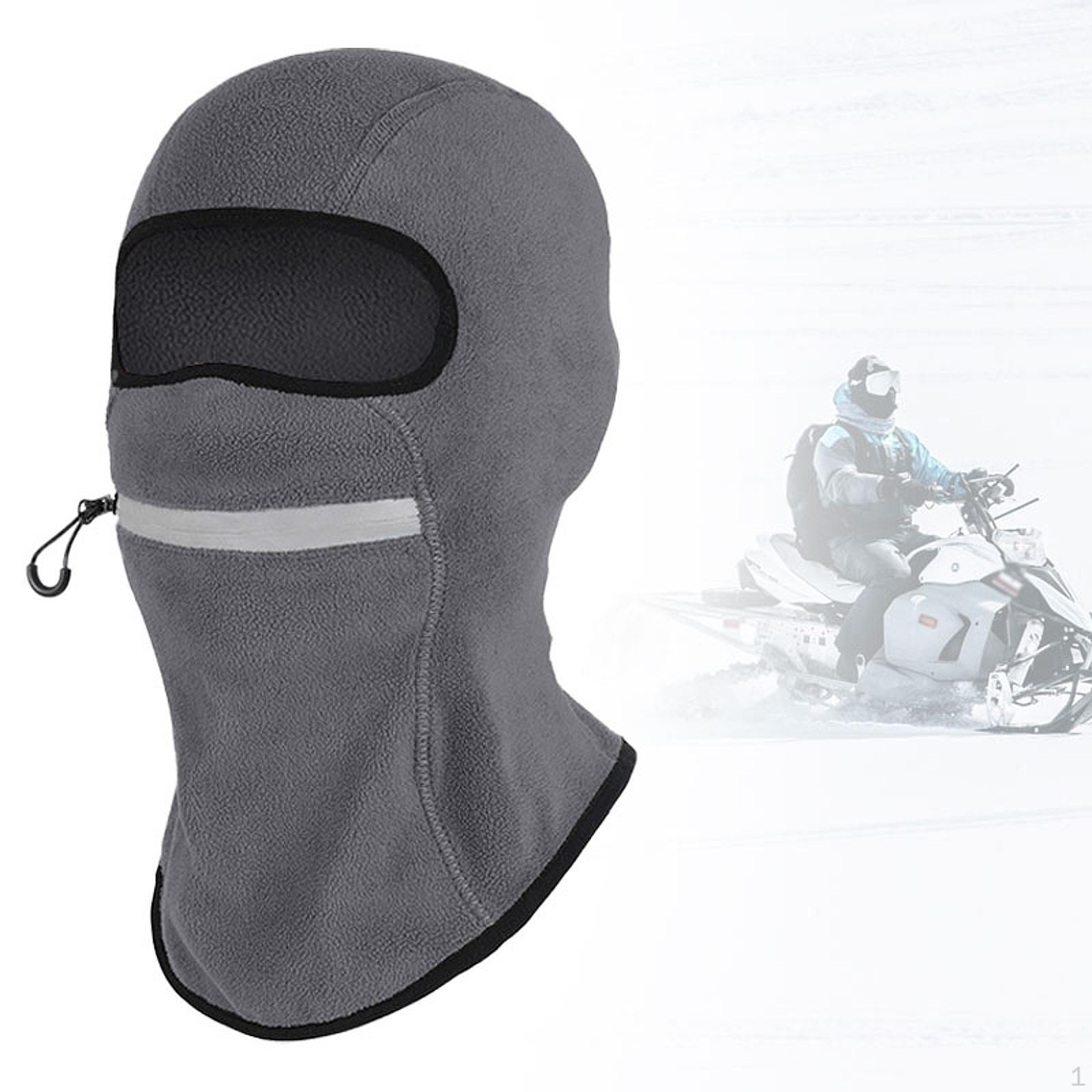 

Балаклава Маска Лижна голова Вітрозахисна шапка Повна Зберігає тепло для темно-сірий