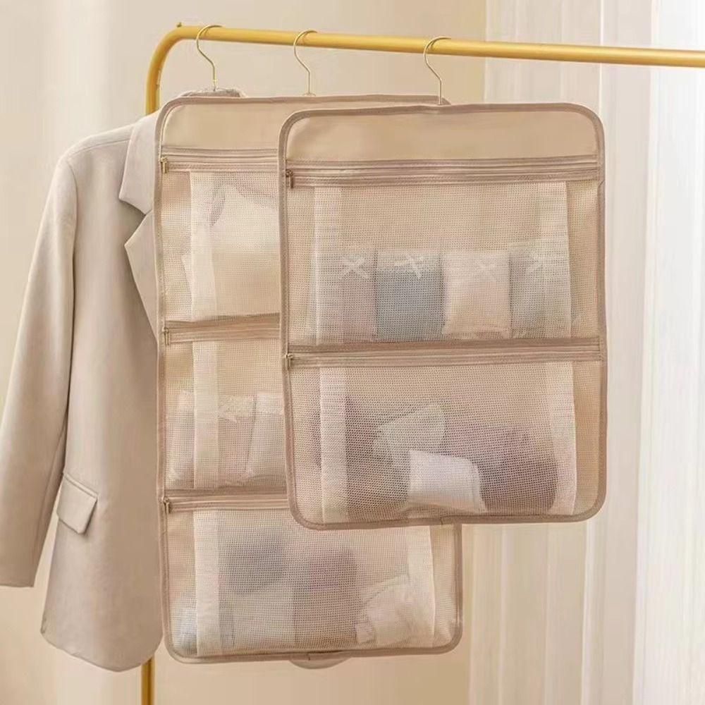 Large Capacity Underwear Storage Bag Space-Saving Closet Socks Dispenser  Dormitory Wardrobe