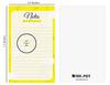 Inkdotpot Pack Of 2 Daily Planner List Undated Notepads, Memo Pad To-Do List Tear Off List Pad- Organizer- Scheduler- Organize Tasks (50 Sheets