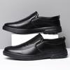 Autumn New Leather Shoes Soft Sole Soft Surface High-end Pu Leather Shoes Breathable Leather Shoes Men's