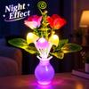 Light Sensor Night Light Plug-in Bedside Night Lamp New LED Mushroom Night Light  Bedroom
