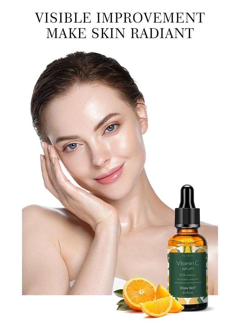 English Vitamin C 20% Serum 30ml - Anti-Wrinkle, Anti-Aging, Hydrating & Nourishing