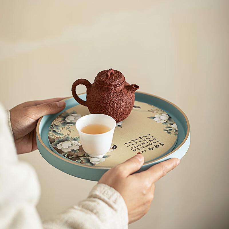 Shangqi Jiangnan Spring Ceramic Dry Bubble Tea Tray