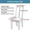 1/2/4/6/8pc Spandex Chair Cover Elastic Home Restarant Hotel Floral Printed Chair Slipcover Polyester Stretch Fabric Chair Cover