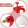 Hand Pump Sprayer Portable with Brass Nozzle Water Bottle for Spraying Cleaning