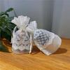 1 Stück/Beutel 10x14cm Exquisiter Verpackungsbeutel Modische Bestickte Kordelzugtaschen Spitze Große Blumen Tasche Geschenktasche Schmuckverpackung Hochzeitsgeschenk Verpackung