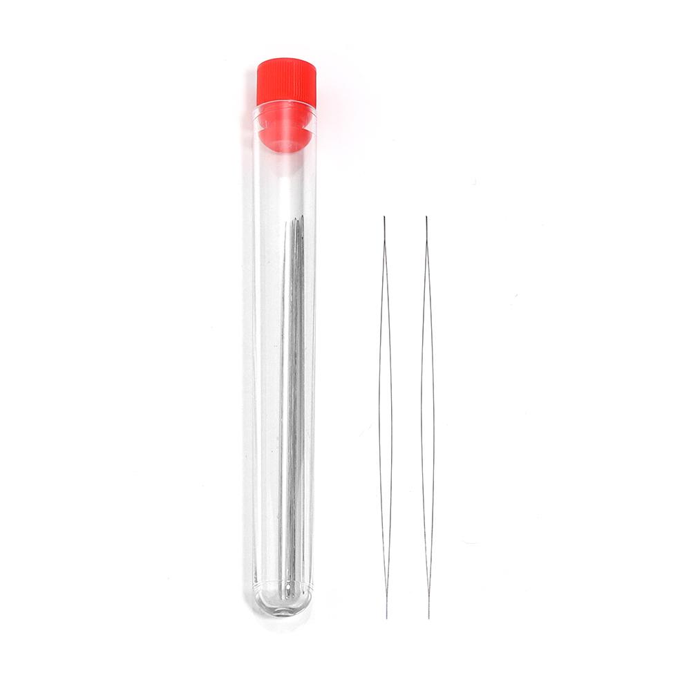 5pcs Beading Needles Open Big Eye Beading Pins For DIY  Necklace Jewelry Making Tools Accessories Self Threading Needle Pins