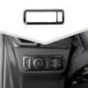 Carbon Fiber Front Headlight Switch Trim Cover Bezels for Ford Bronco Sport 21+