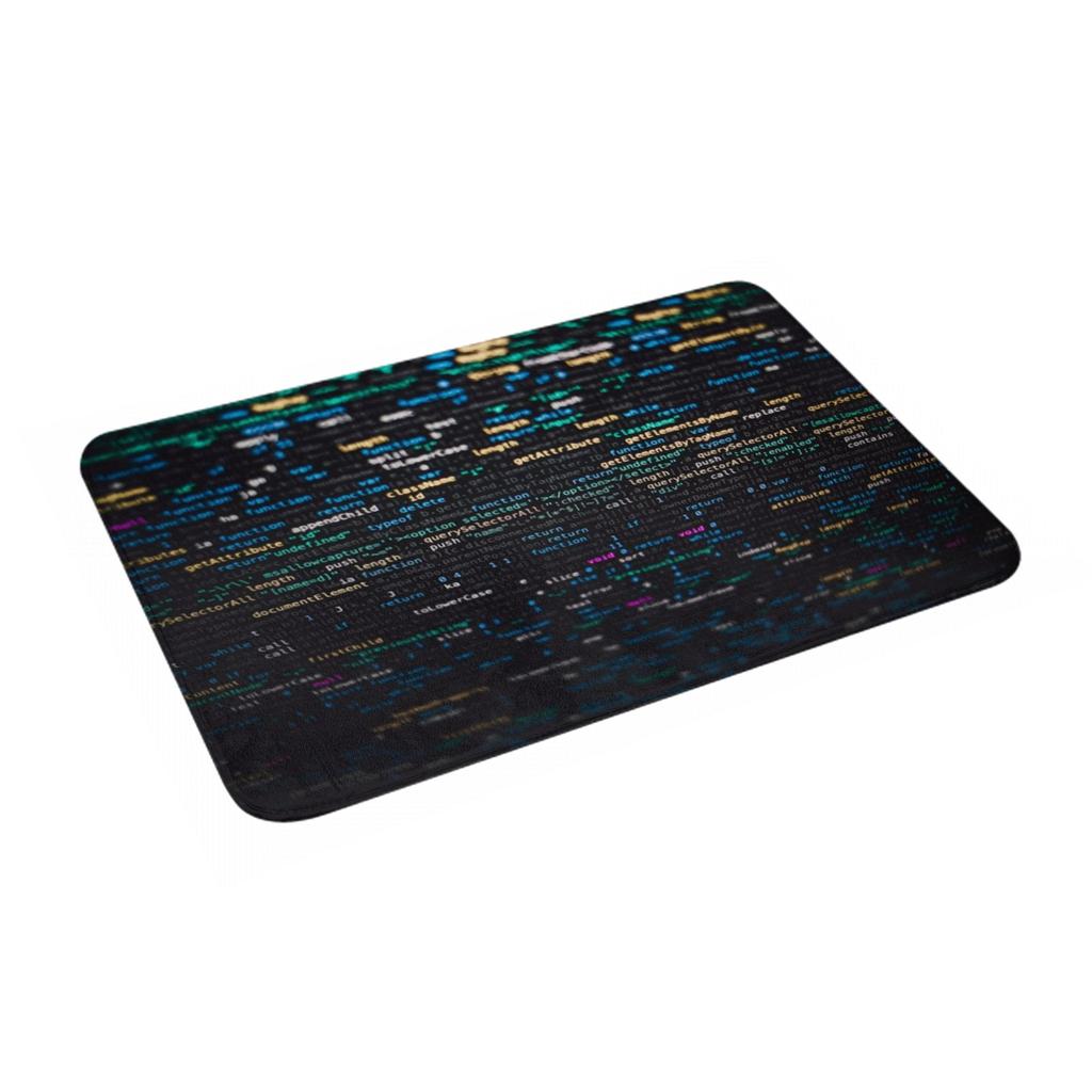 Computer Programmer Door Floor Bath Kitchen Mat Anti-Slip Outdoor Science Hacker Coder Doormat Living Room Entrance Carpet Rug