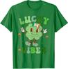 Groovy Lucky Vibes Saint Patricks Day Teahers Cute Unisex T-Shirt